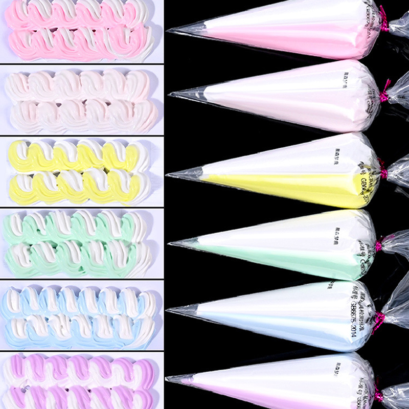 Clay Bar Lubricant - กาววิปครีมสองสี DIY วัสดุเคสโทรศัพท์100G แบบจำลองดินเหนียวครีม decoden ปลอมพร้อมหัวฉีดการทำเครื่องประดับ