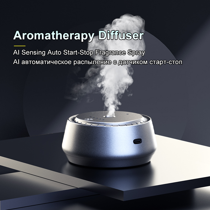 Odor Eliminator Car - เครื่องกระจายกลิ่นอโรมาอัจฉริยะ AI ตรวจจับอัตโนมัติ ติดตั้ง-ปิดอัตโนมัติ ฉีดพ่นรวดเร็ว กำจัดกลิ่น