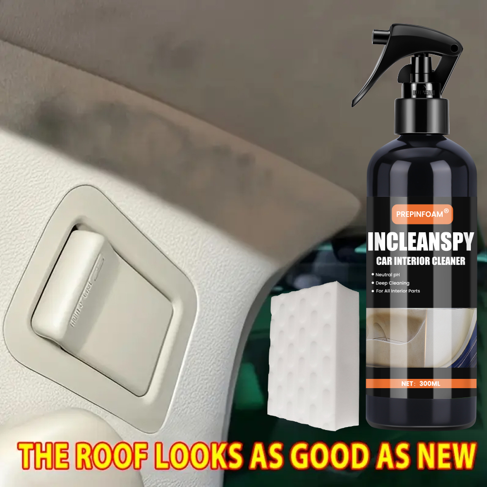 Seat Cleaner Fabric - น้ำยาทำความสะอาดรถยนต์แบบโฟม ขจัดคราบภายในอเนกประสงค์ สำหรับเบาะหนัง หลังคา ผ้า ทำความสะอาด