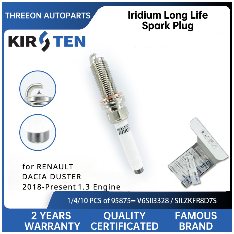 Bosch Spark Plug Iridium - KIRSTEN Iridium Spark Plug สําหรับ Renault