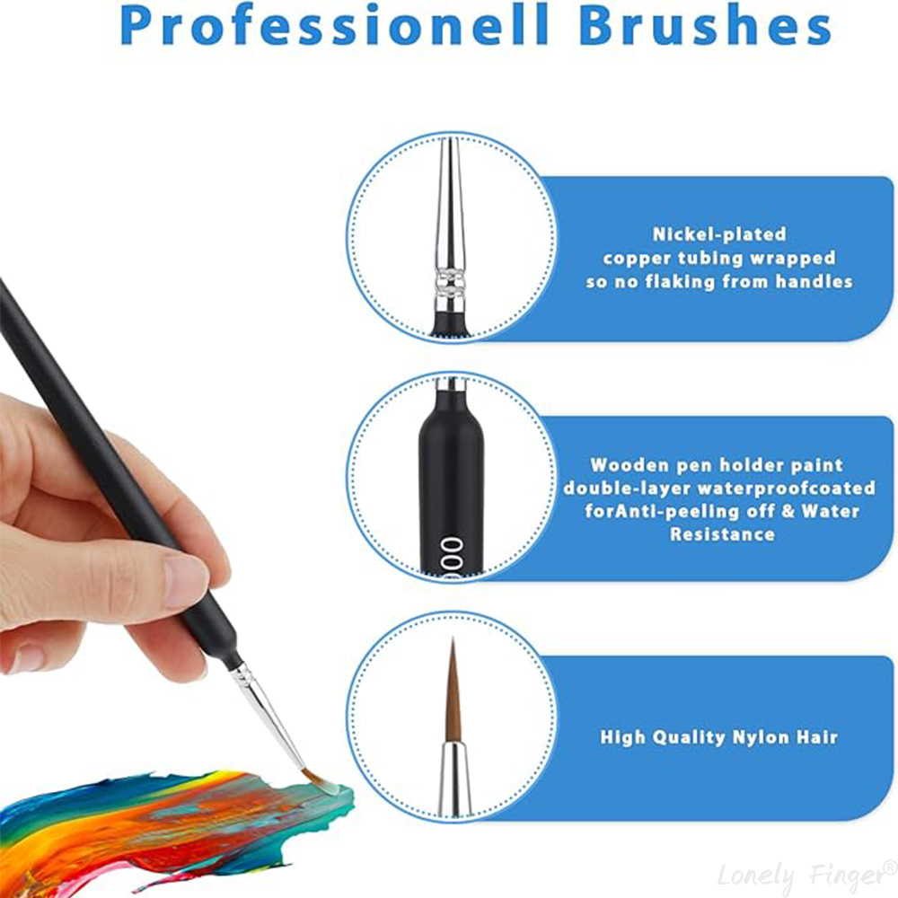 ชุดแปรงทาสี 5/11 ชิ้น, แปรงวาด - Detailing Brush Set บทวิจารณ์และราคา