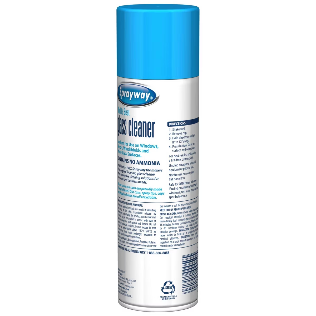 น้ำยาทำความสะอาดกระจกแบบสเปรย์ - Glass Cleaner Streak บทวิจารณ์และราคา