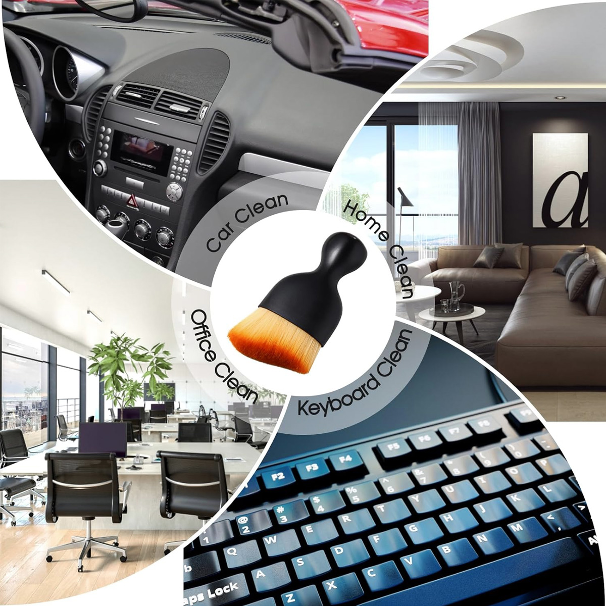 แปรงทำความสะอาดภายในรถยนต์ แปร - Dirt Brush Interior บทวิจารณ์และราคา
