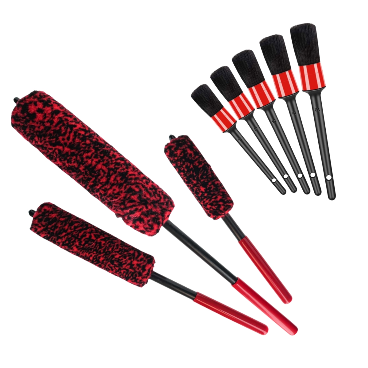 แปรงขัดรายละเอียดล้อยางอัตโนมั - Interior Detailing Kit บทวิจารณ์และราคา