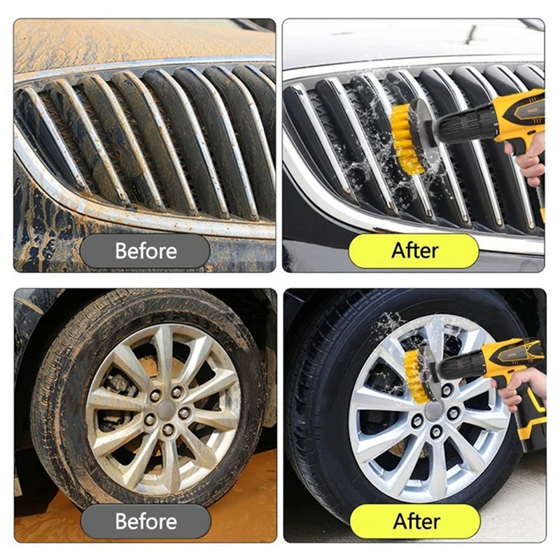 ชุดแปรงขัดพื้นไฟฟ้า 15 ชิ้น แป - Car Cleaning Brush บทวิจารณ์และราคา